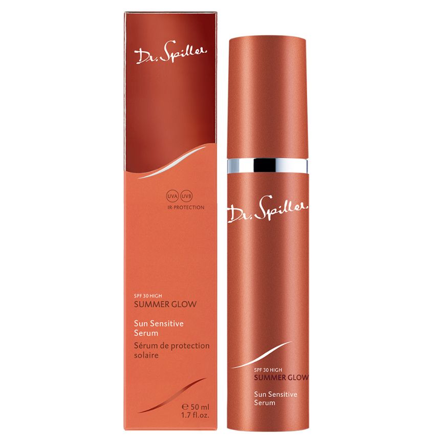 Sonnenschutz Gesicht für jeden Tag Sonnenschutz im Gesicht für alle Tage - Das leichte Serum lässt sich sehr gut unter dem Makeup auftragen und schützt so zu jeder Jahreszeit die sonnenempfindliche Haut.